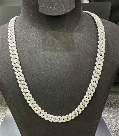 Moissanite Chain/Cuban Supplier